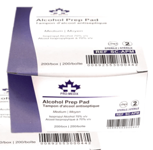 BE0339 Alcohol Swabs 100pack - BW